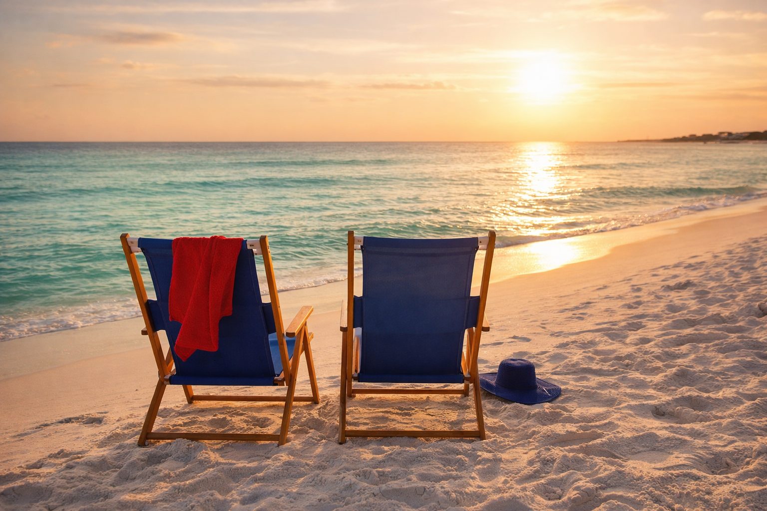 30A Florida beach with emerald water and white sand