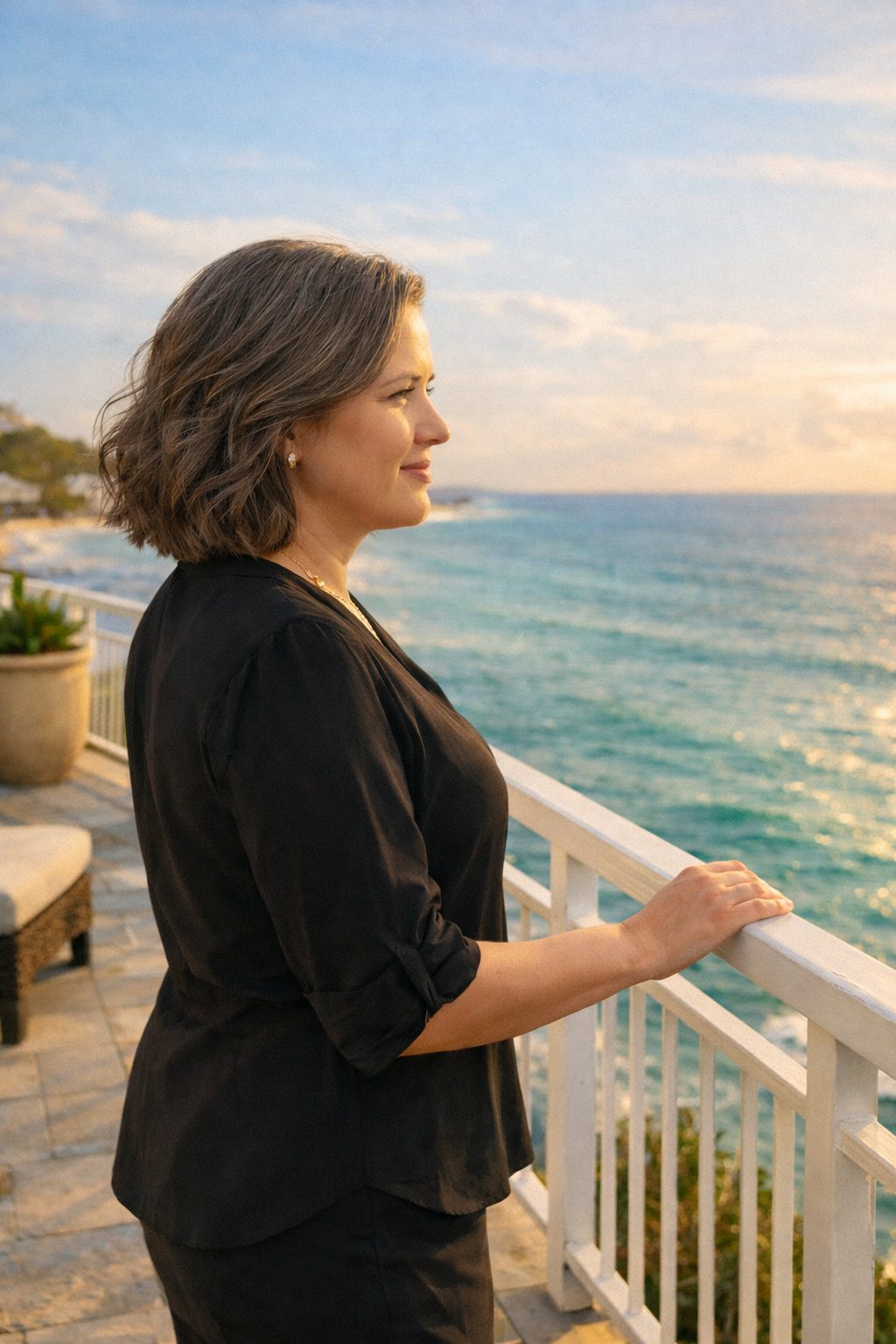 Marcella Stefani, 30A real estate advisor overlooking Gulf Coast